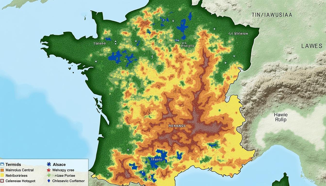 explorez la carte détaillée des principales forêts françaises et découvrez la richesse naturelle et la diversité écologique de la france.