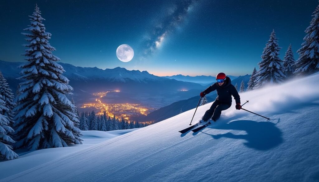 découvrez le ski nocturne à autrans, une aventure magique sous les étoiles alliant sensations fortes et paysages enchanteurs pour une expérience inoubliable.