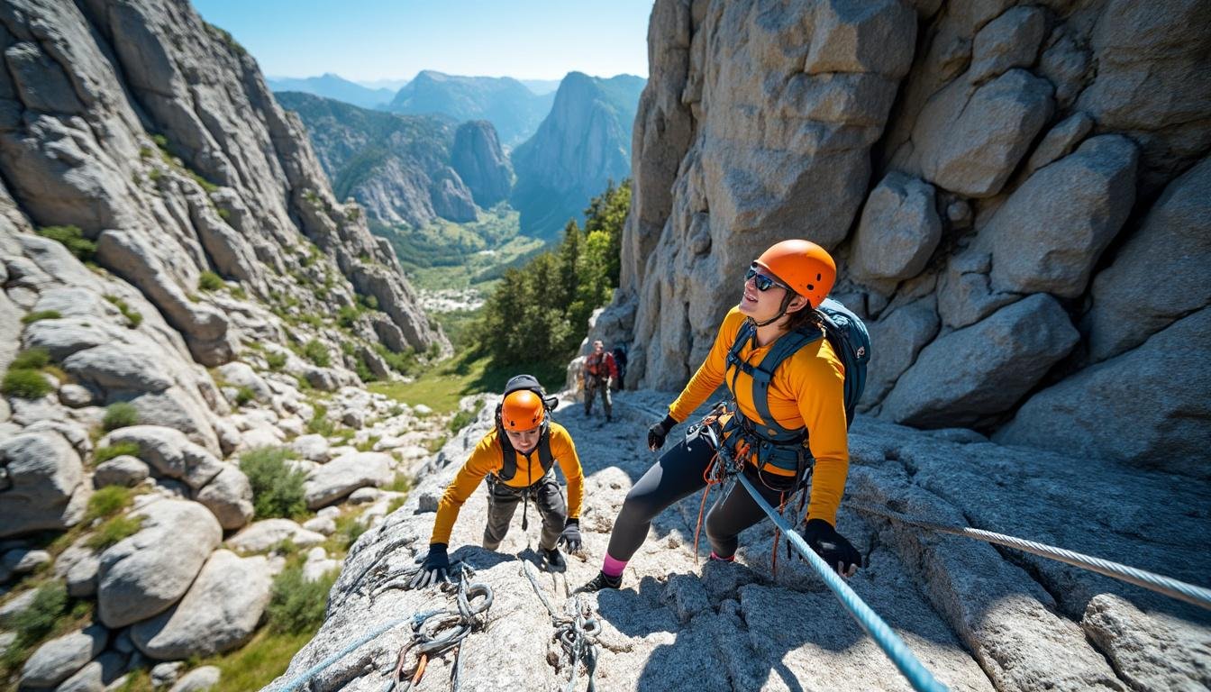 découvrez les sensations fortes du vercors avec nos via ferrata et parcours d'escalade, pour une aventure pleine d'adrénaline en pleine nature.